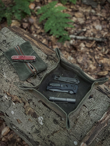 No. 39 Versatile Waxed Canvas Tray | Outdoor Gear & Home Organizer