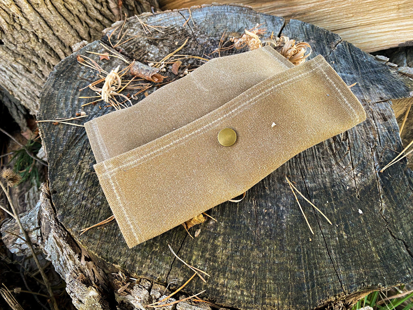 Waxed Canvas Pipe Pouch