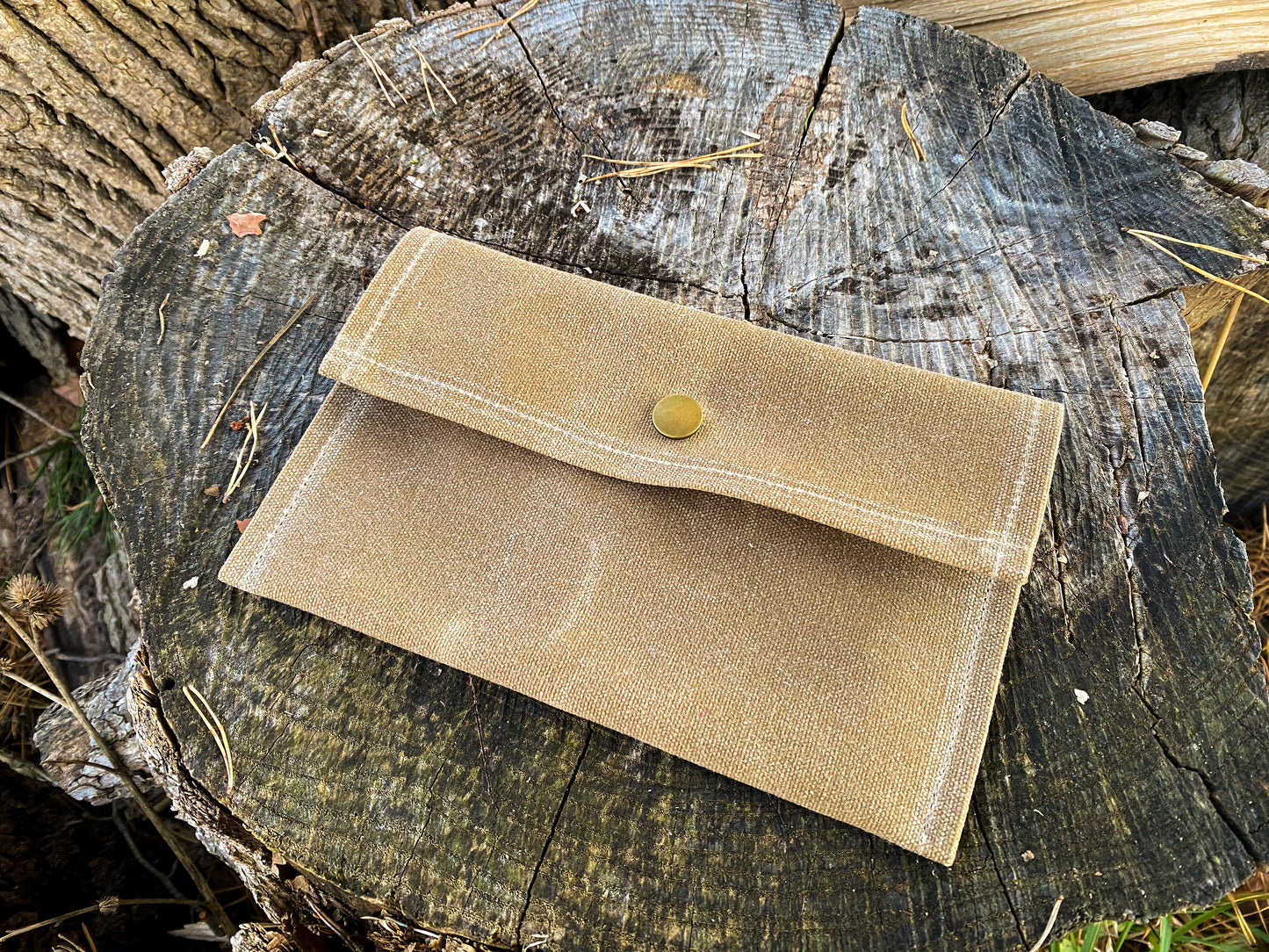 Waxed Canvas Pipe Pouch